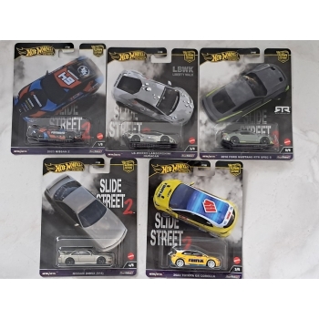 Hot Wheels 1:64 Zestaw Slide Street 2 - 5 szt.